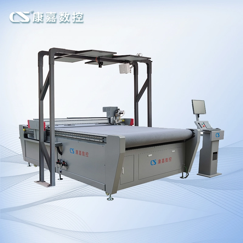 CNC Machine Digital Oscillating Knife Sponge Foam Rubber PVC Leather Cutting Machine Cloth Fabric Cutter Textile Machine Fabric Slitting Machine Manufacture