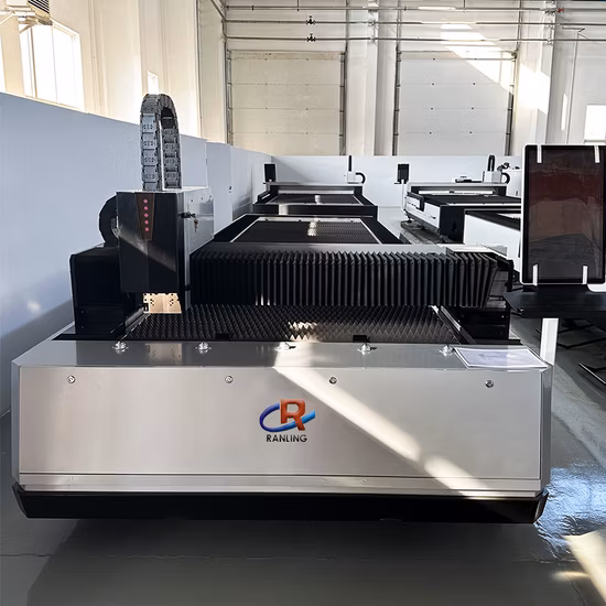 1000 W CNC-Laserschneidmaschine für Metallfasern, Aluminium, Kohlenstoffstahl, Edelstahlblech, China Factor