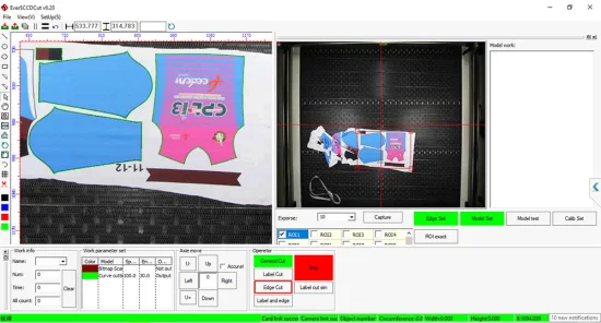 100W 130W CCD-Kamera-Laserschneidemaschine Stoff-Textilstoff-Schneidemaschine Automatische Zuführung zum Verkauf