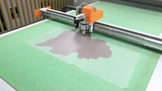 CNC-Flachbett-Digital-Oszilliermesser, automatisch, echtes Echtleder, natürliche Haut, PU-Leder, Pelzschneidemaschine für die Herstellung von Schuhen, Taschen, Schneideplotter, guter Preis